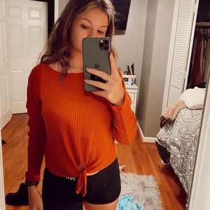 Burnt Orange long Sleeve top